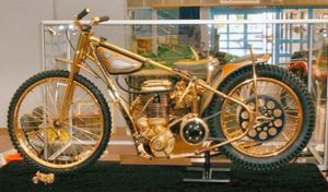 Ivan Mauger's gold bike