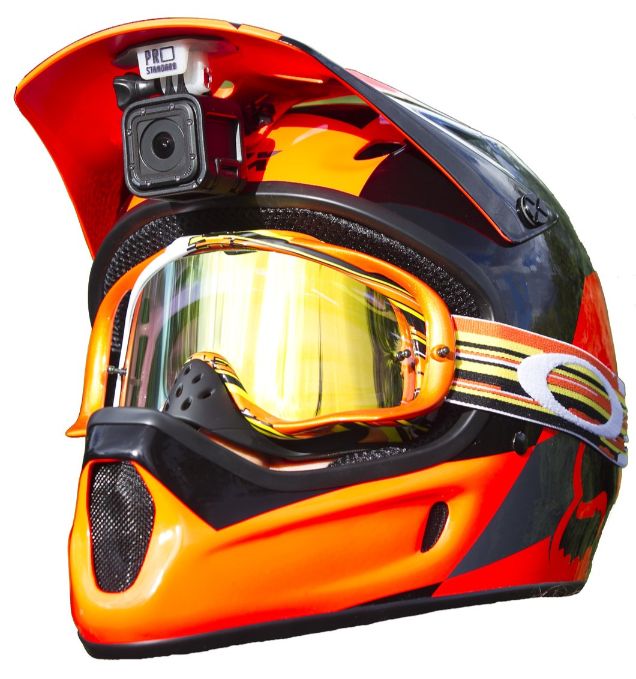 best place to mount gopro on dirt bike helmet