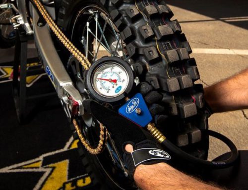 bicycle speedometer on dirt bike