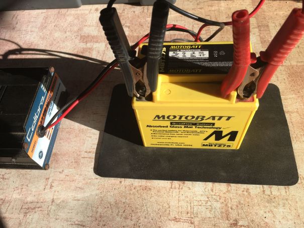 Dirt Bike battery charging