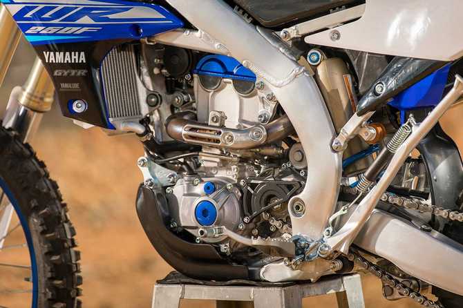 2020 Yamaha WR250F engine