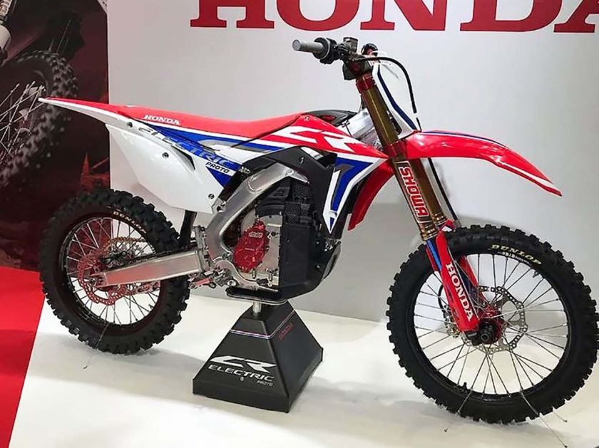 Honda CR Electric dirt bike prototype