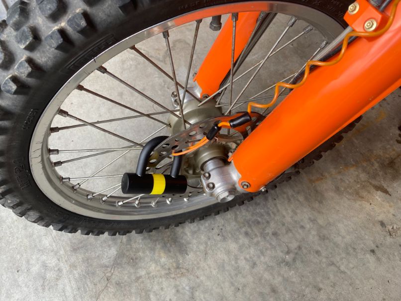 Dirt Bike Disc Lock